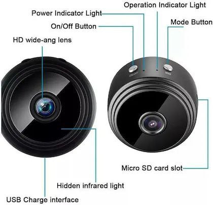 1080P HD Mini Spy Camera for Home Security