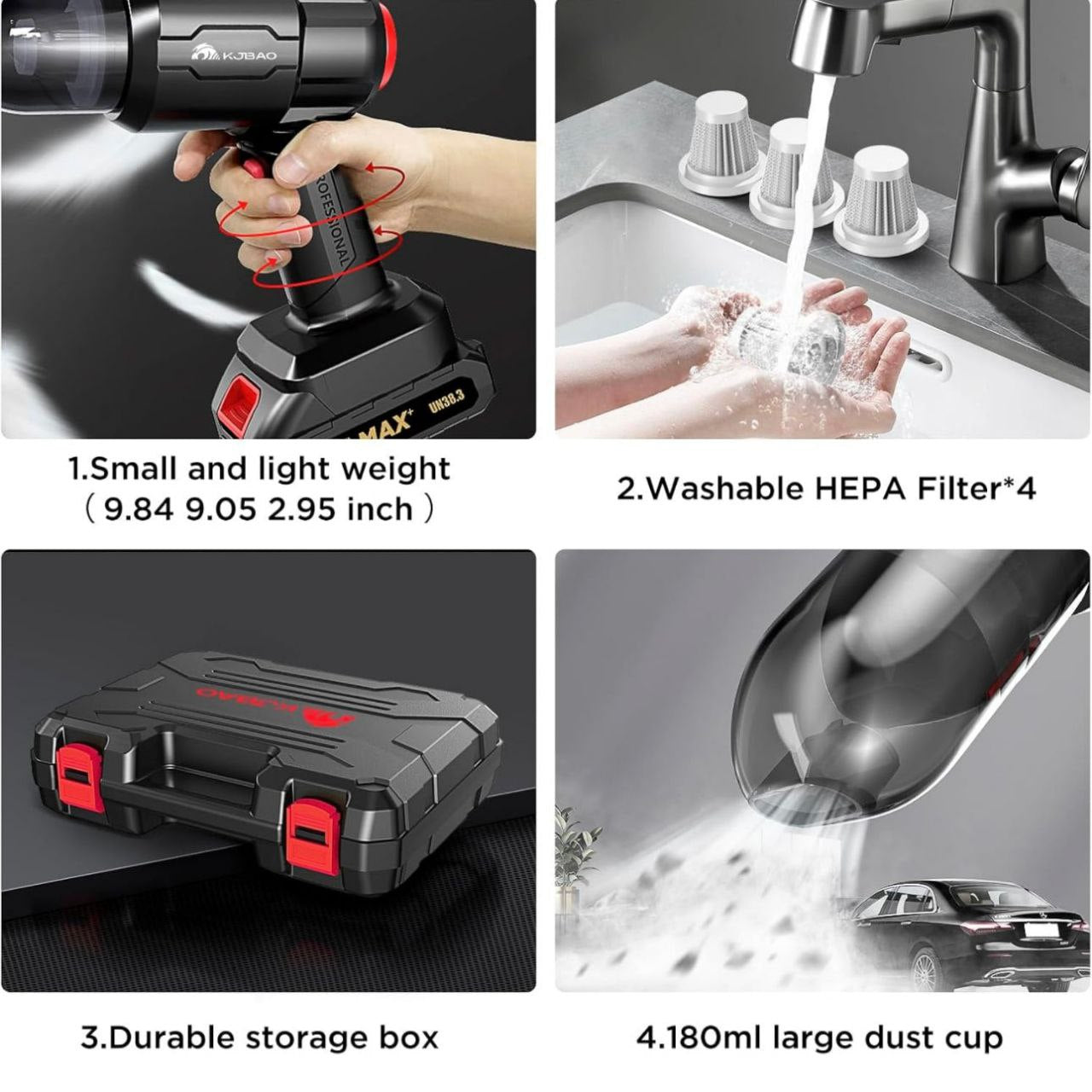 3 in 1 High Power Vacuum Cleaner  Wireless
