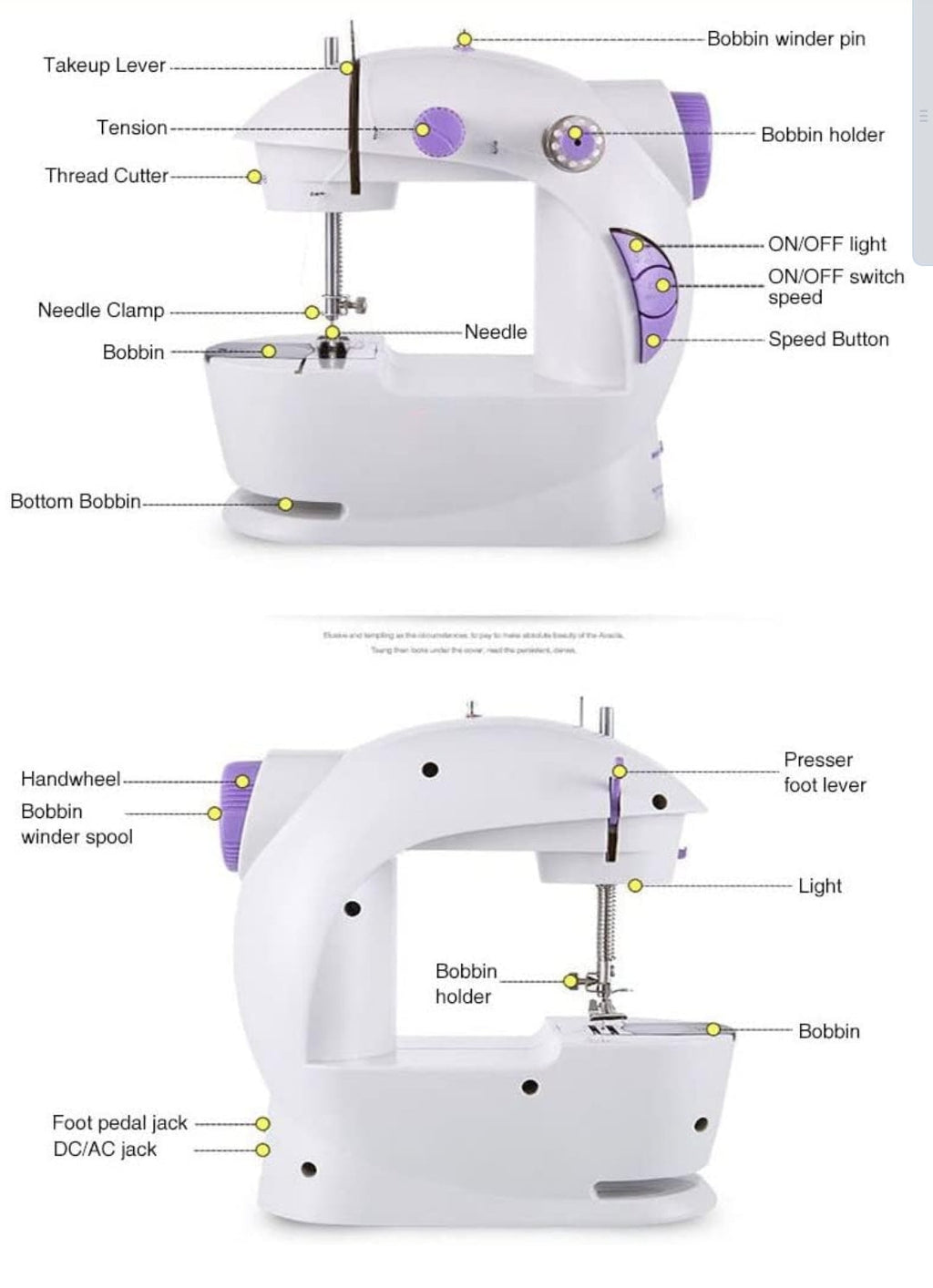 ORLOV® Sewing Machine for Home Tailoring