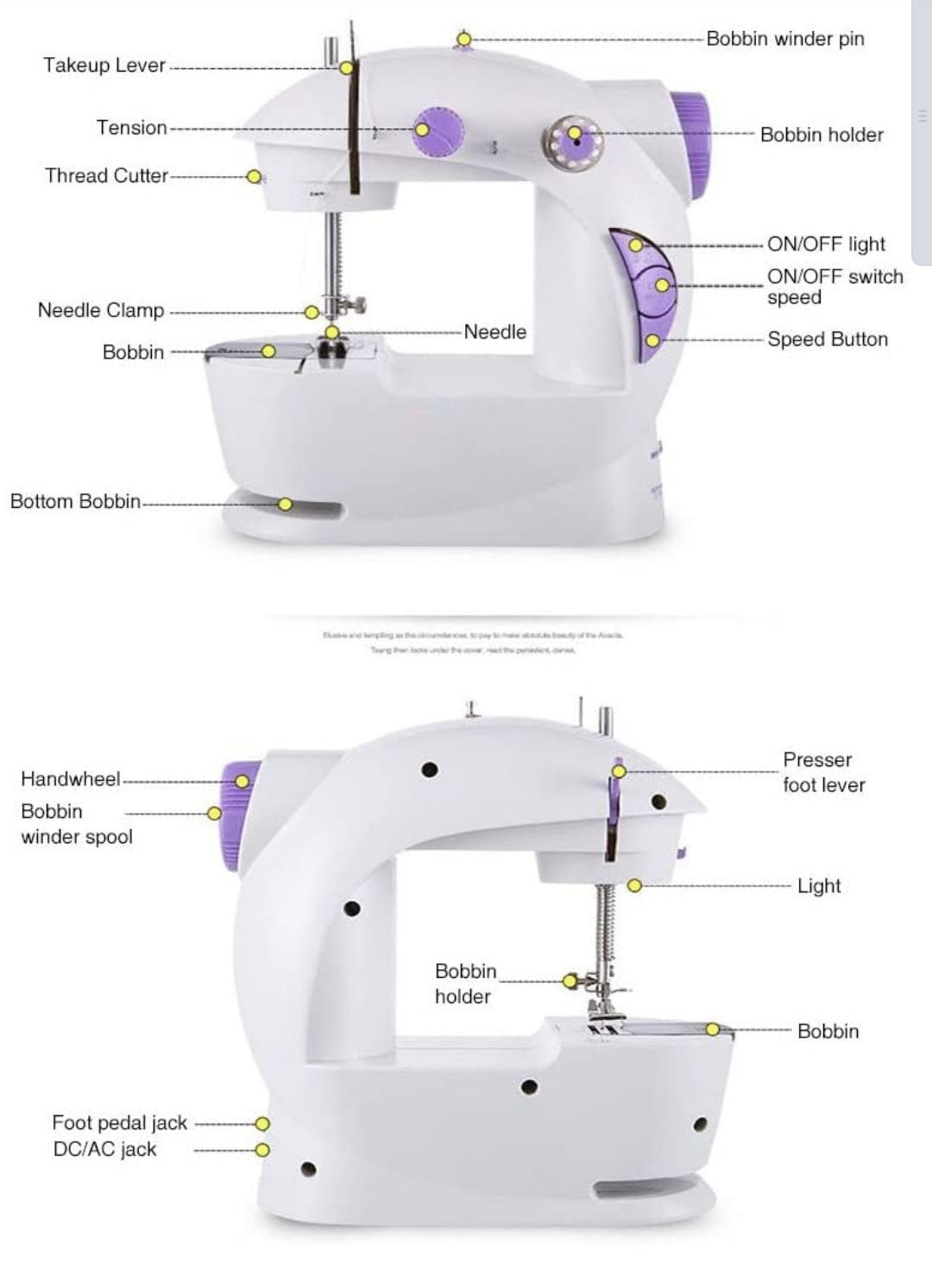 ORLOV® Sewing Machine for Home Tailoring