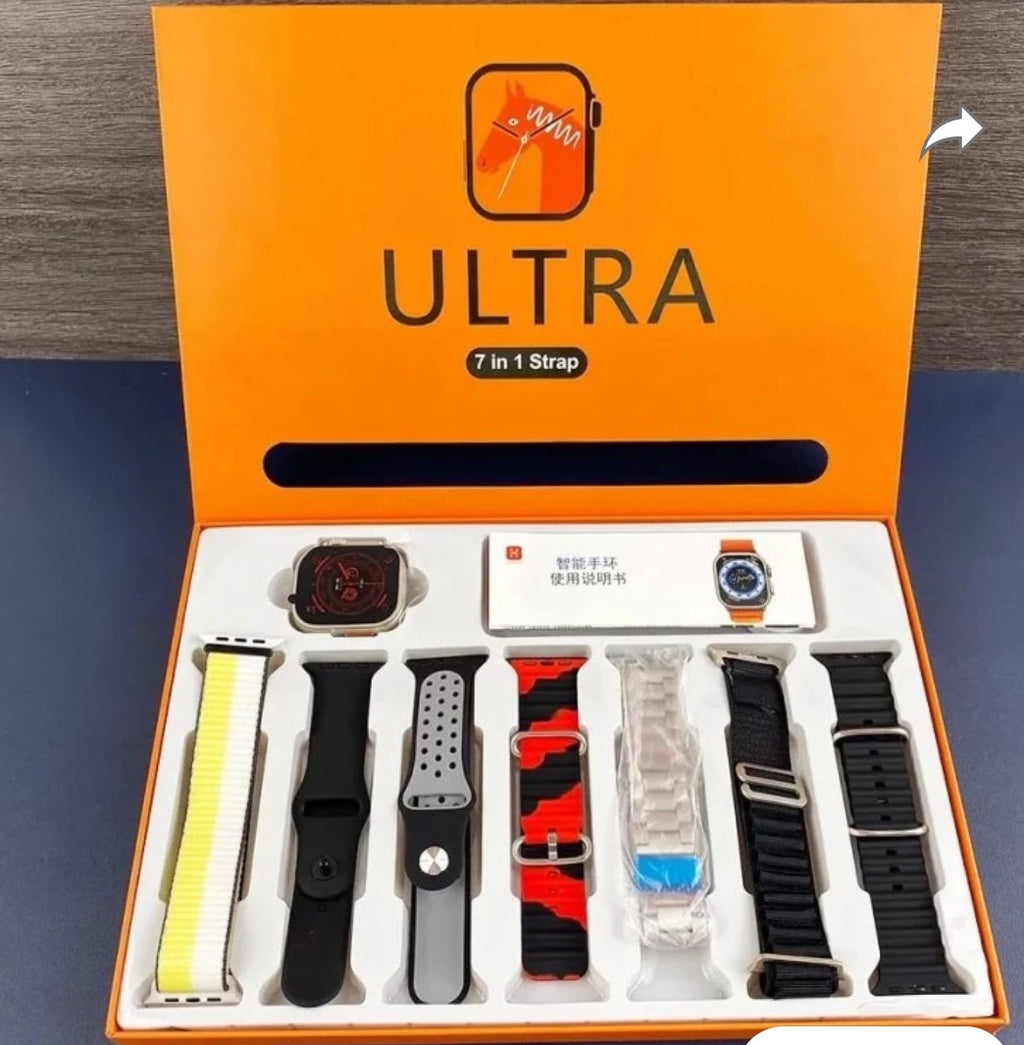 HL STRIKES 7 in 1 combo ultra smart watch