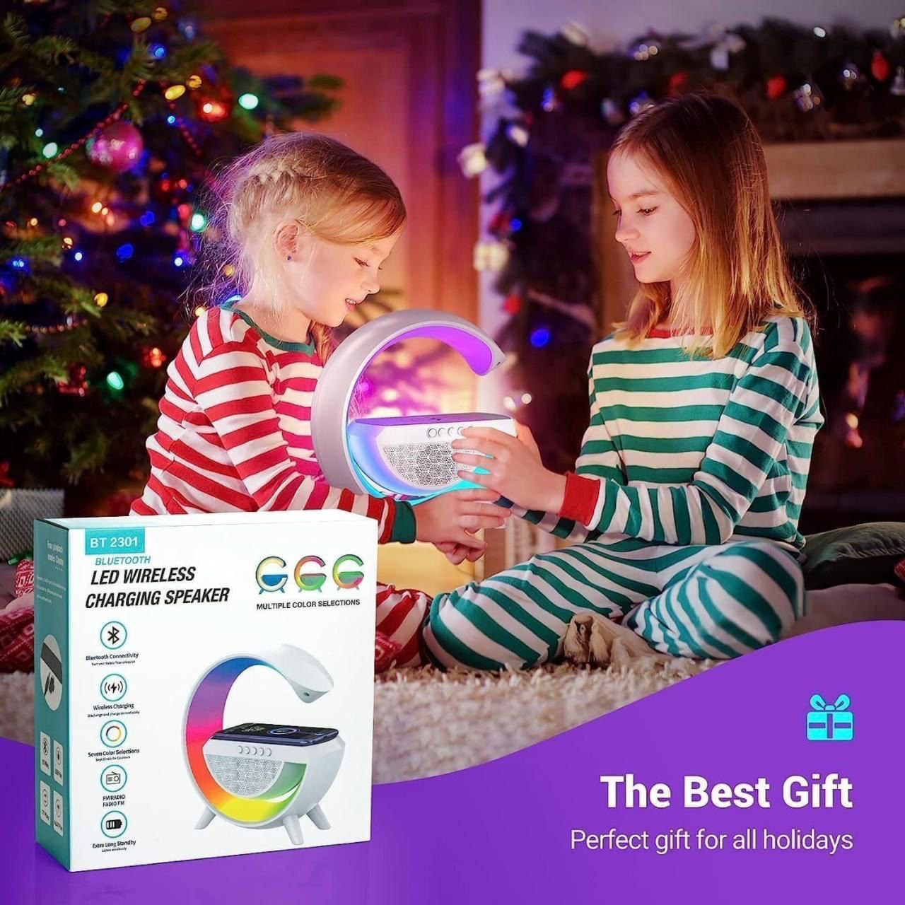 3 In 1 Multifunction G Shape Led Bluetooth...