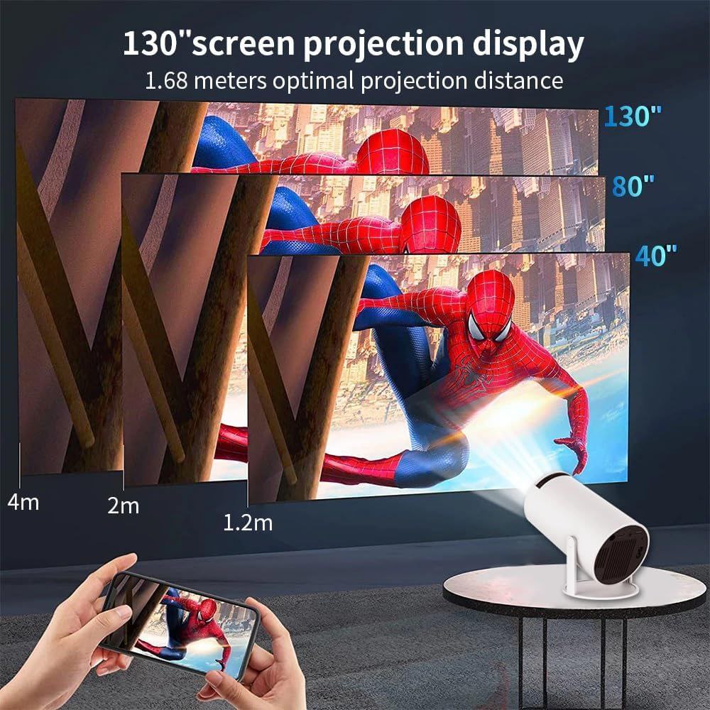 Andriod 5G Wifi Projector 4k With 4000Lm