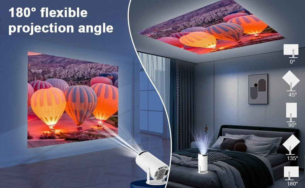 Andriod 5G Wifi Projector 4k With 4000Lm