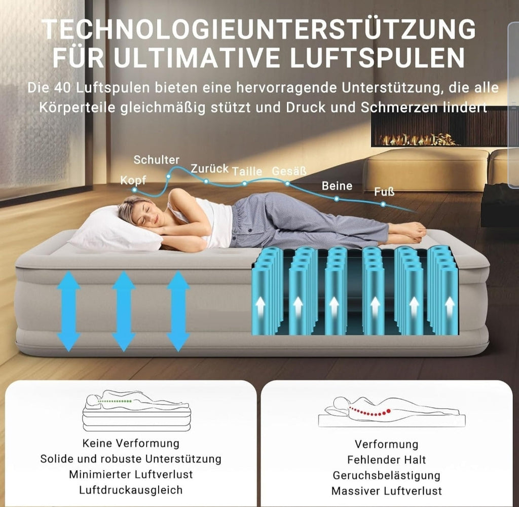 Sleep Anywhere in Comfort with VishBin Twin Air Mattress