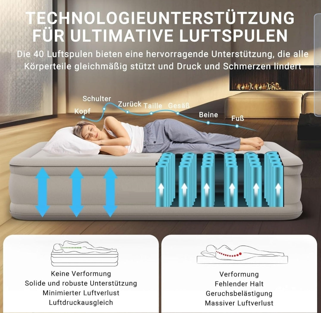 Sleep Anywhere in Comfort with VishBin Twin Air Mattress