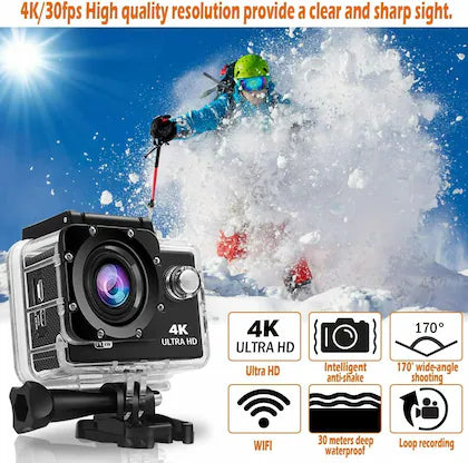 Professional 4K Waterproof Action Camera