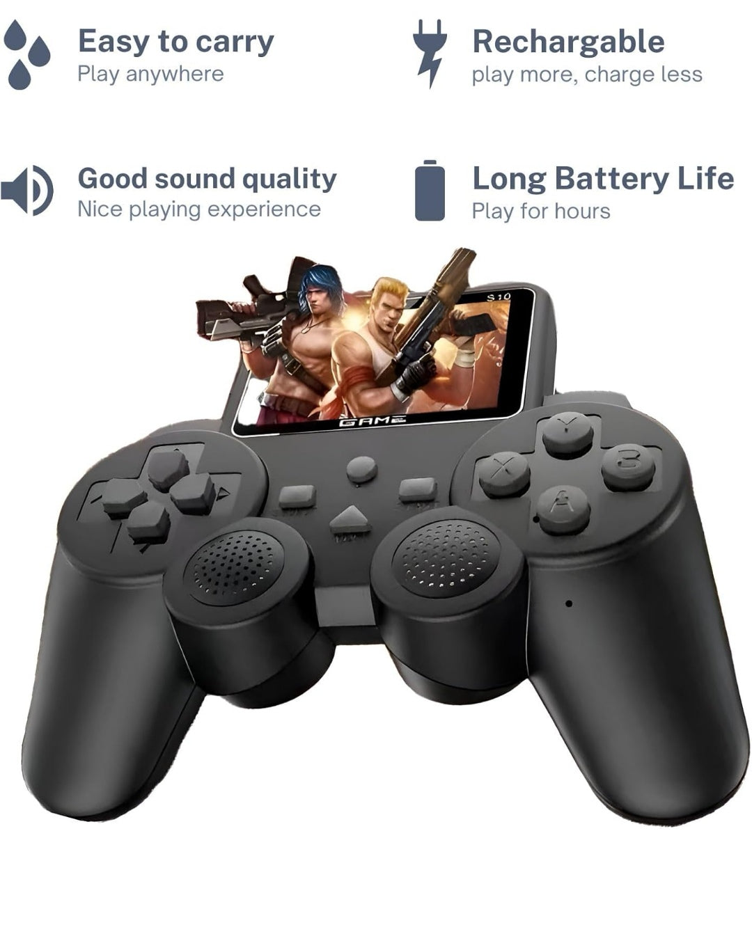 S10 Handheld Game Console with Wireless Controller